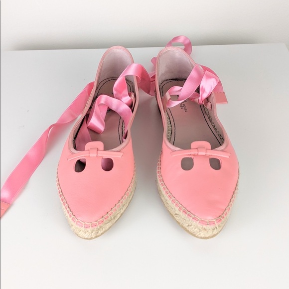 Marc Jacobs The Mouse Espadrille Lace-Up Flat, light pink, 39 - Picture 4 of 8